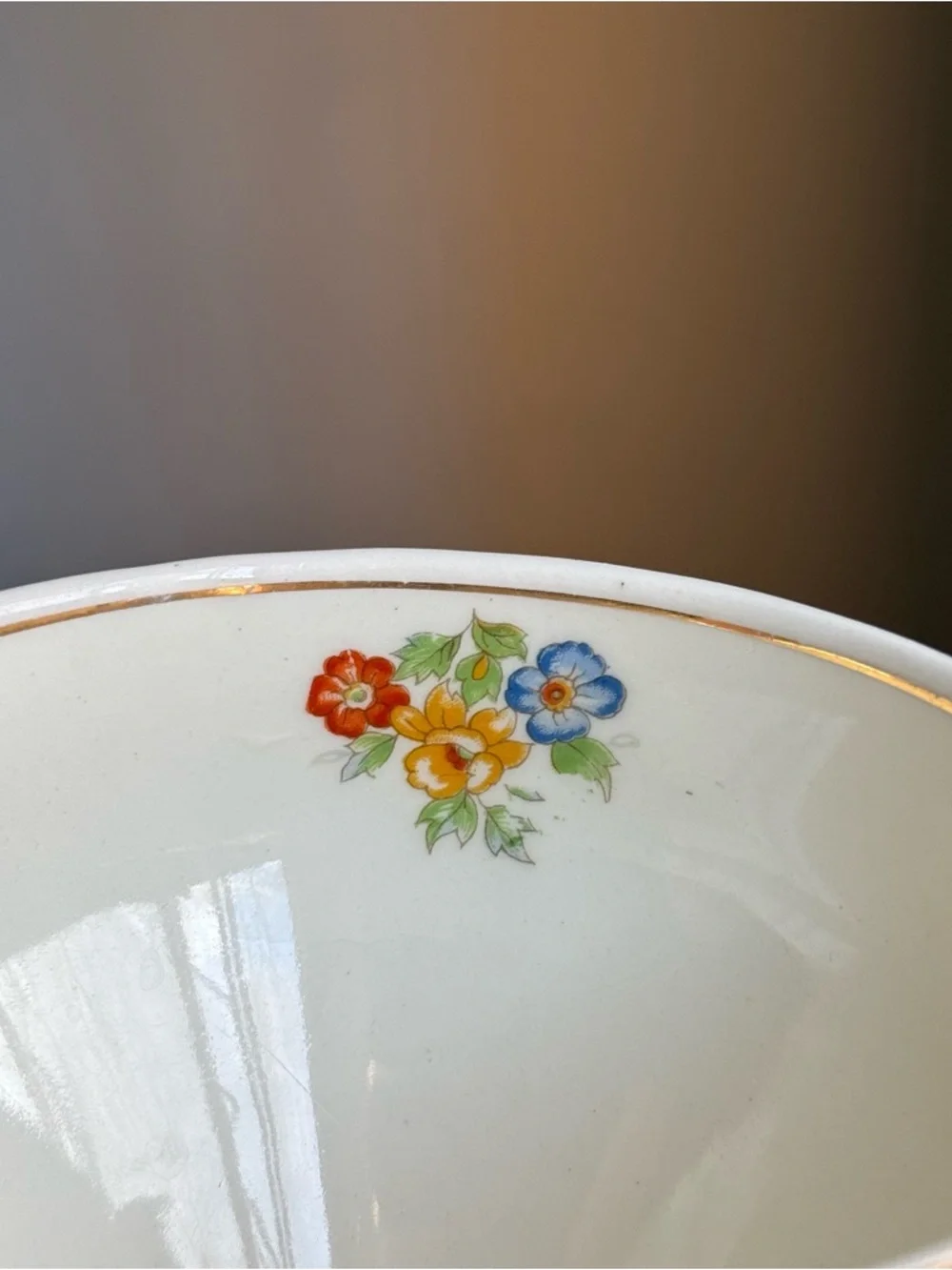 Set 8 Grindley England Vintage Teacup Gold Floral Porcelain